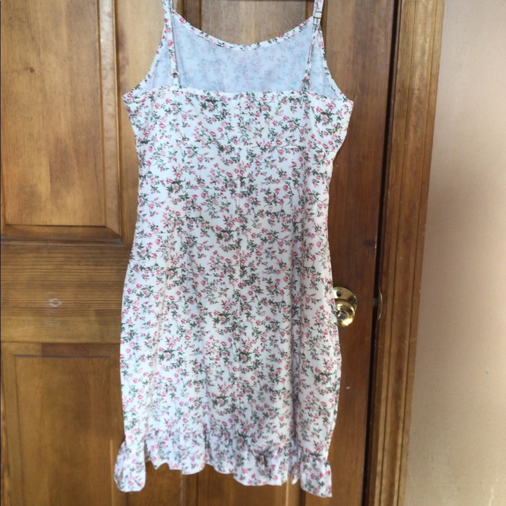 floral summer mini dress